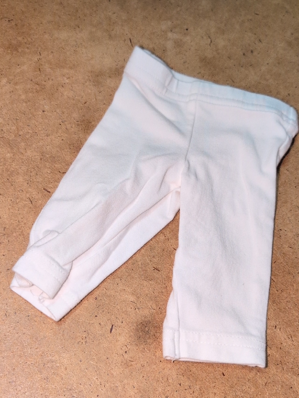 ❤️‍🔥10/$10❤️‍🔥 GUC Baby Girls Just One You White Stretch Leggings Size Newborn